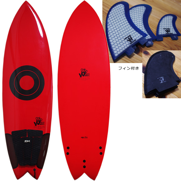 WHITE ANGEL 中古ショートボード 5`10 BEACH WALKER SUPER FLEX (No