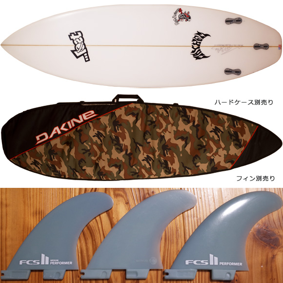 PLACEBO ORCA ショートボード lost ロスト 美品 EPS プレセボ