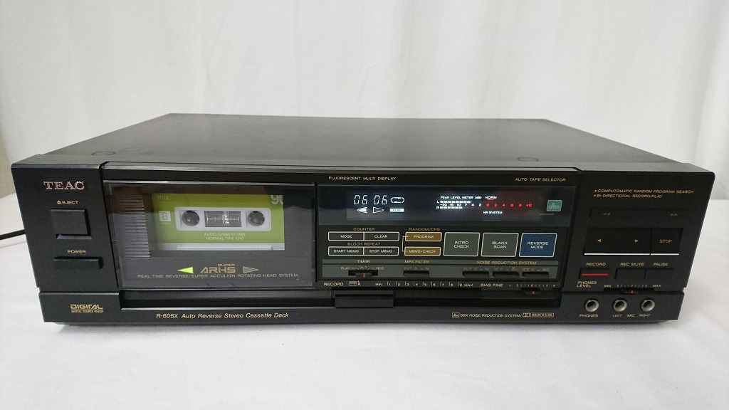 TEAC R-606Xの修理・オーバーホール | スーパーカセッターズ