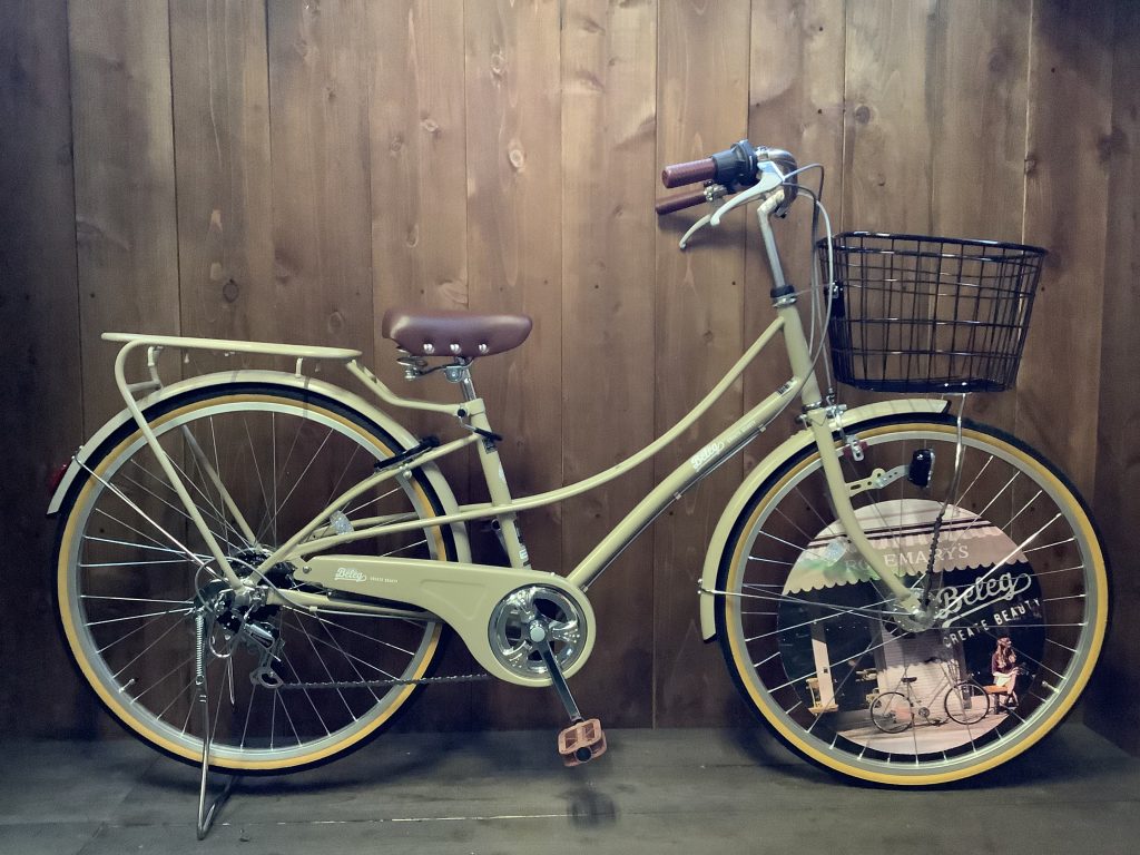 ASAHICYCLE ベレッグ 26インチ 外装6段変速 オートライト｜電動自転車