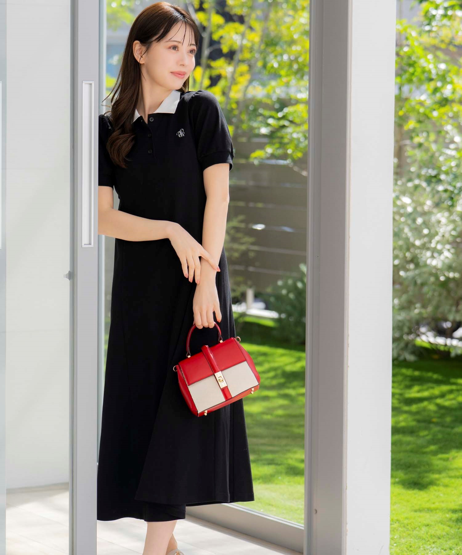 WEB限定】ロゴ刺繍ポロワンピ | ロングワンピース | NOELA OFFICIAL