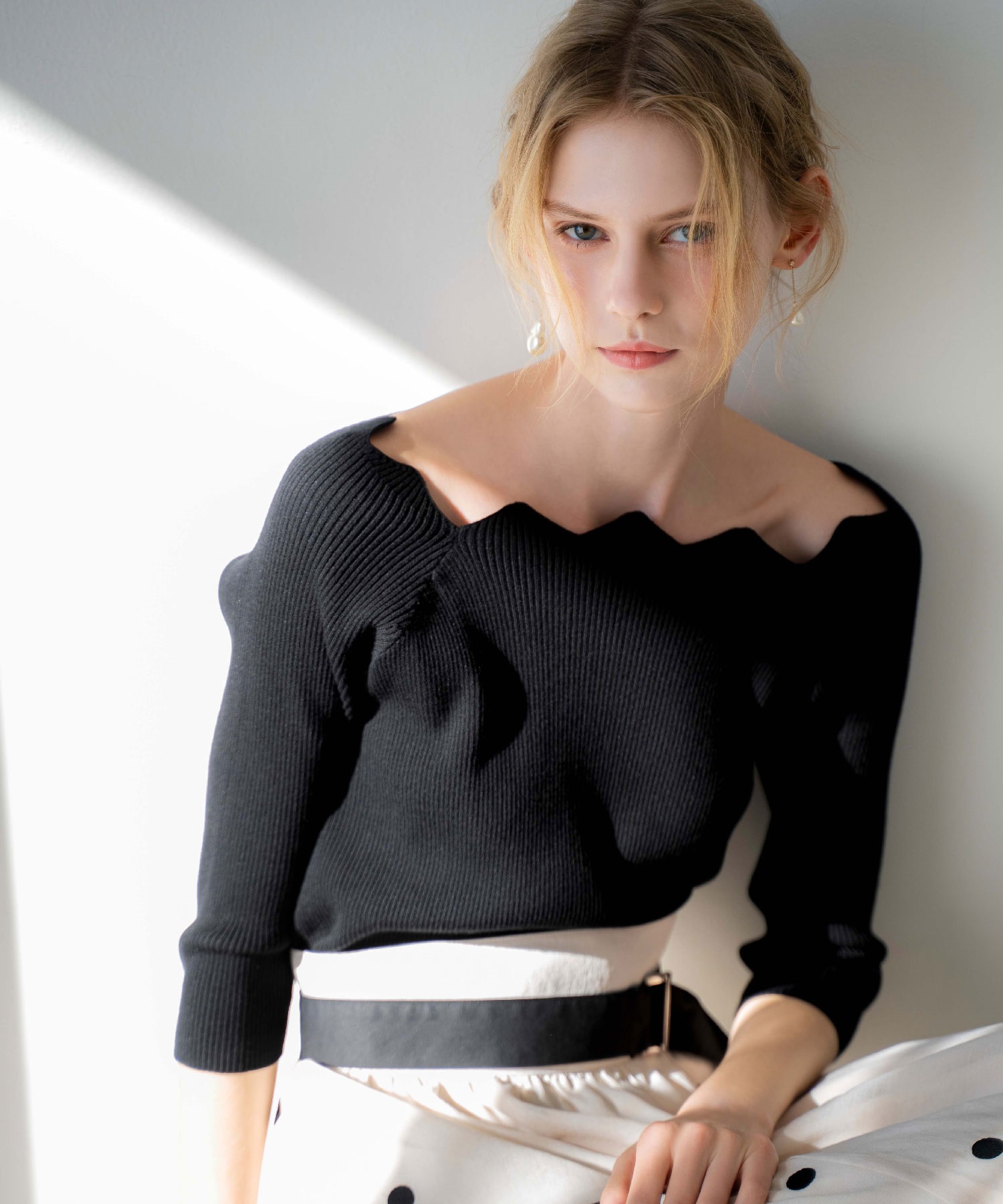 スカラネックデザインニット | ニット | NOELA OFFICIAL WEB STORE