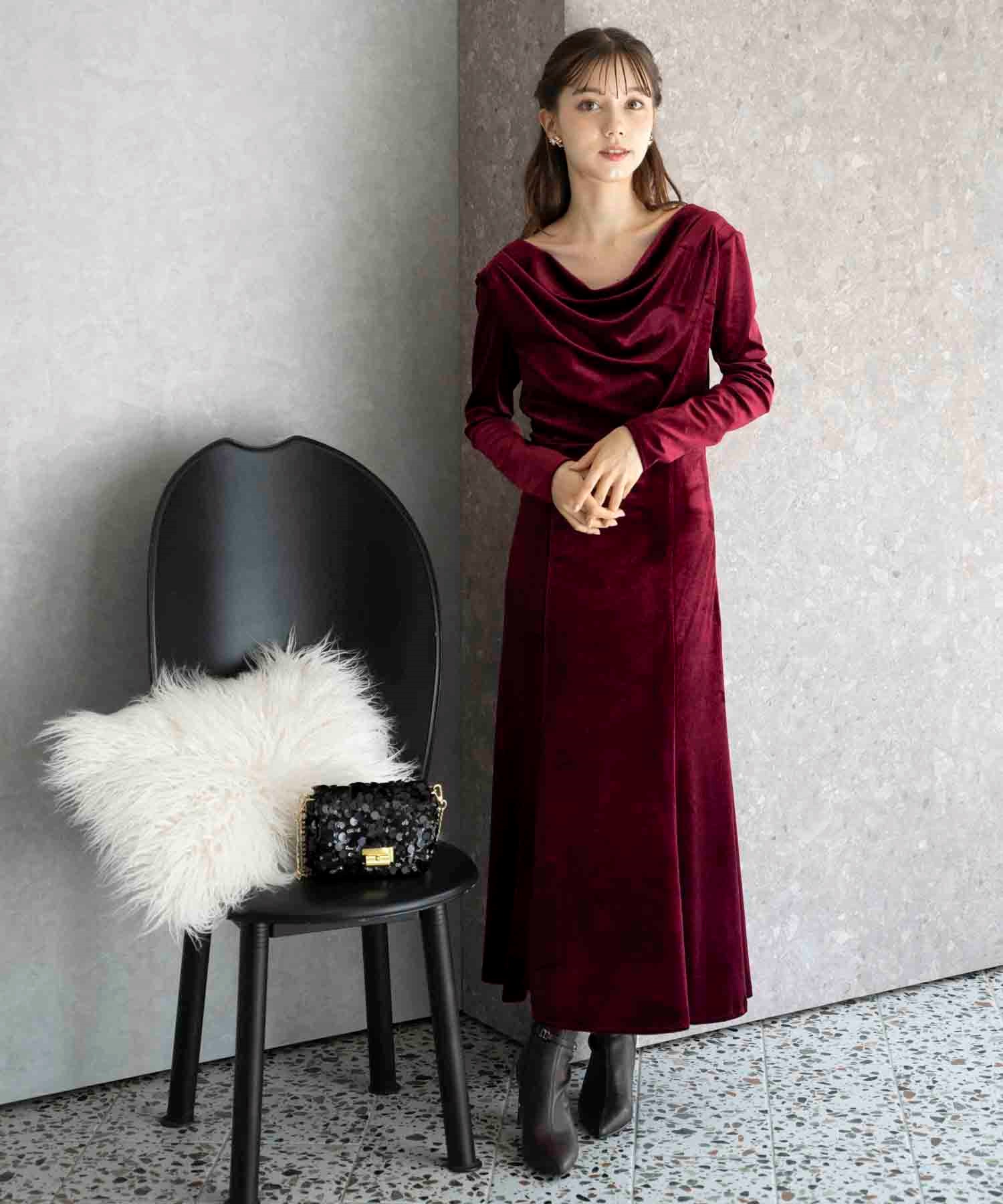ドレープベロアワンピ | ロングワンピース | NOELA OFFICIAL WEB STORE