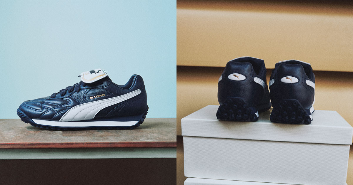ジル サンダー」と「プーマ」のコラボスニーカー発売。アイコニックな