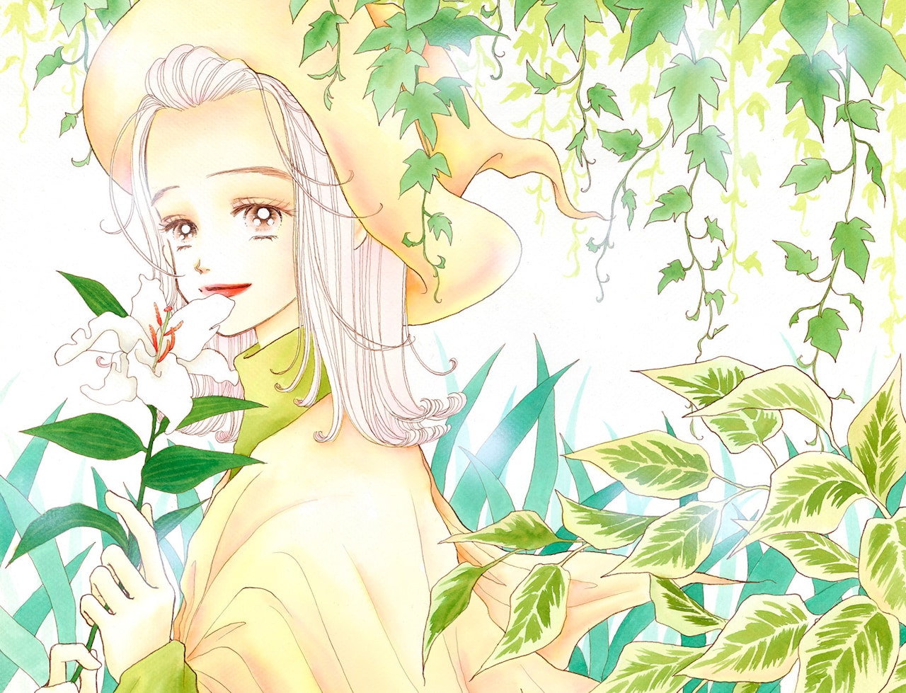 矢沢あい「天使なんかじゃない」の原画。(c)矢沢あい/集英社 [画像