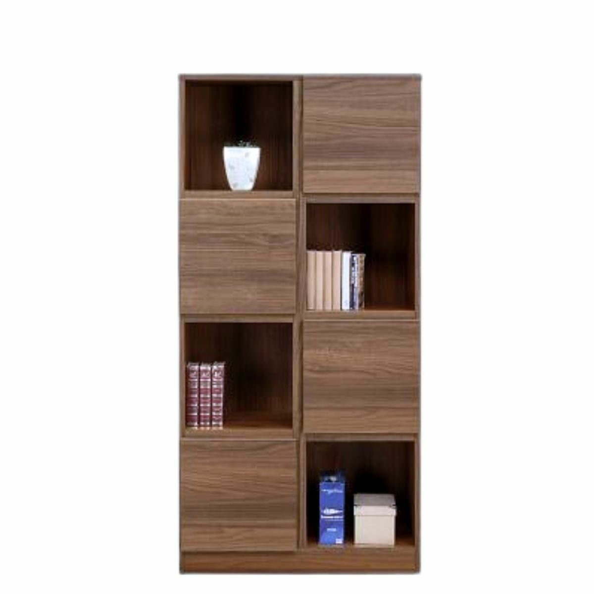 ウォールナット調柄の種類豊富なキャビネットダブルディ