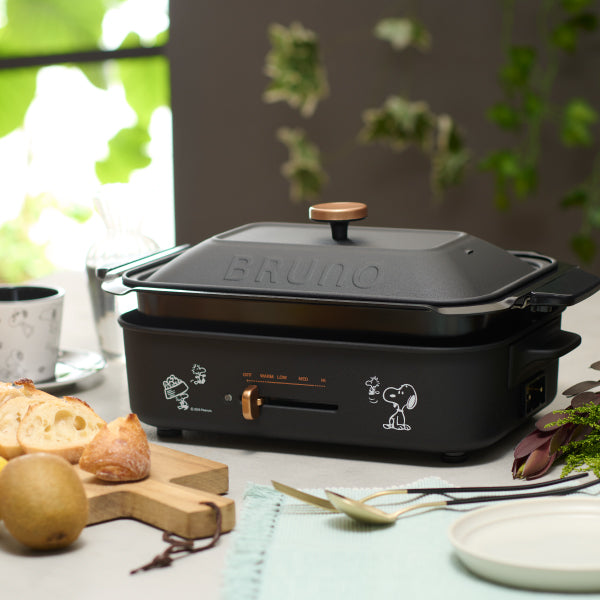 おかいものSNOOPY限定】BRUNOコンパクトホットプレート＆セラミック
