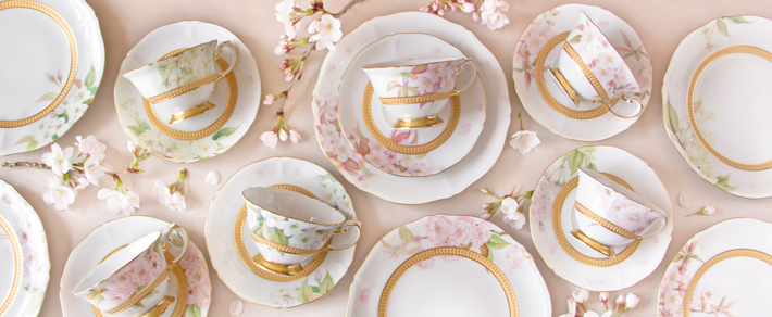 日本の桜 大倉陶園公式オンラインショップ 高級洋食器 結婚祝・引出物