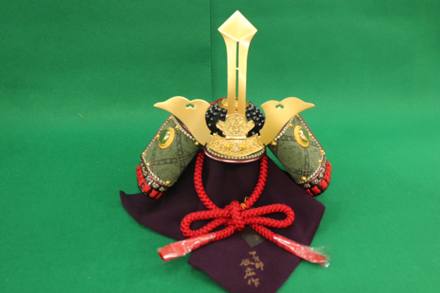 毛利元就 兜平飾り五月人形セット (60cm×40cm×49cm)【送料無料