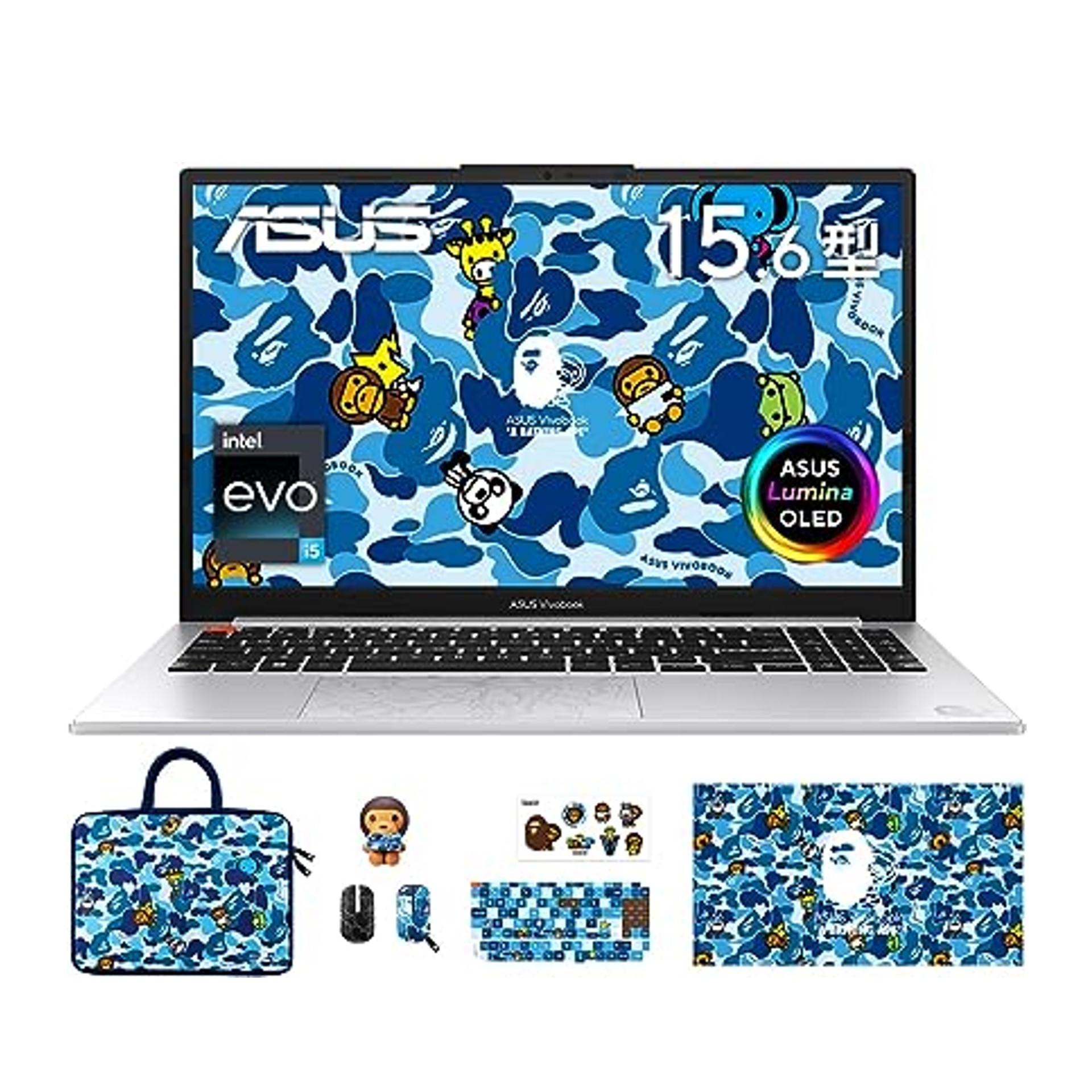 ASUS Vivobook × BAPE®のコラボモデルがついにお披露目！細部にまで