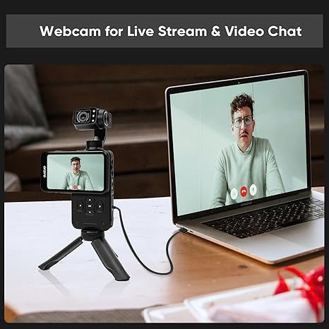 ORDRO M5 Pocket Gimbal Camera – 5K Stabilized Vlog Camera with