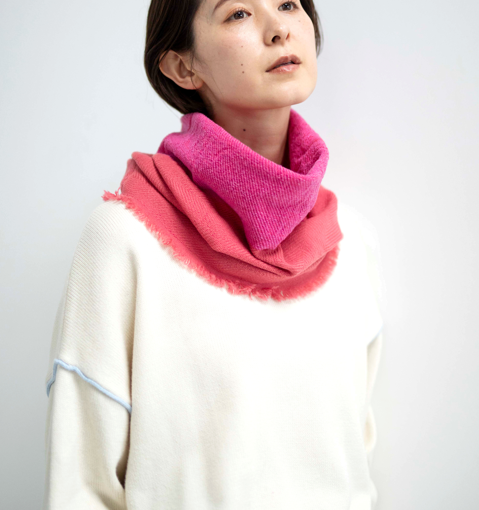 NECKABLEウール フレアスヌード ローズ | 【公式】工房織座オンライン