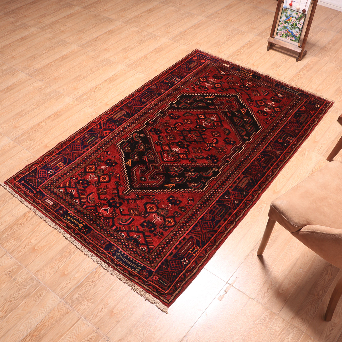 ペルシャ絨毯 (ハマダン) 211×132cm（FL-70152） – ギャッベ＆ペルシャ