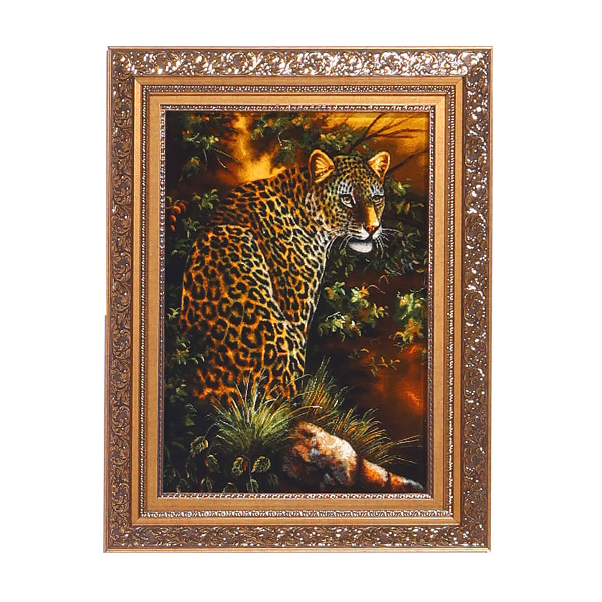 ペルシャ絨毯 タブリーズ産 絵画絨毯 85×66cm（FP-70260） – ギャッベ