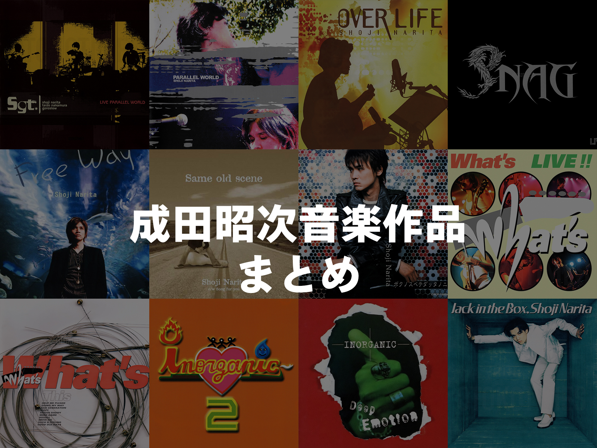 成田昭次のSOLO音楽作品まとめ - OTOKOTIMES