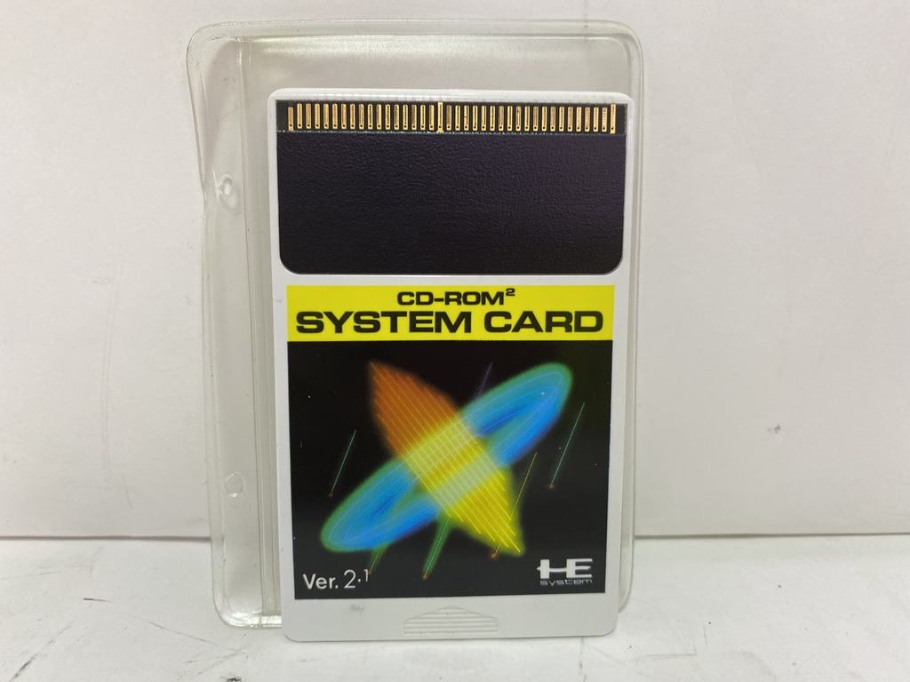NEC(日本電気) PCエンジン用ソフト CD-ROM SYSTEM CARD Ver.2.1の激安