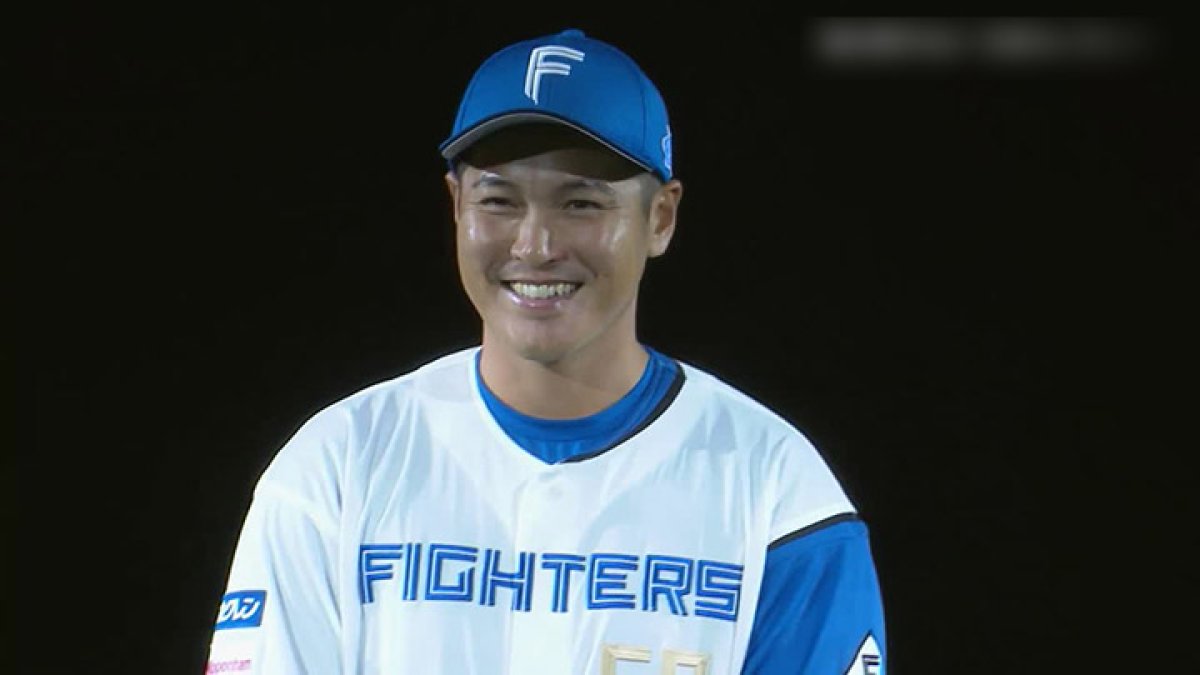 鍵谷陽平引退セレモニー「宮さんの引退試合で花束を渡したかった