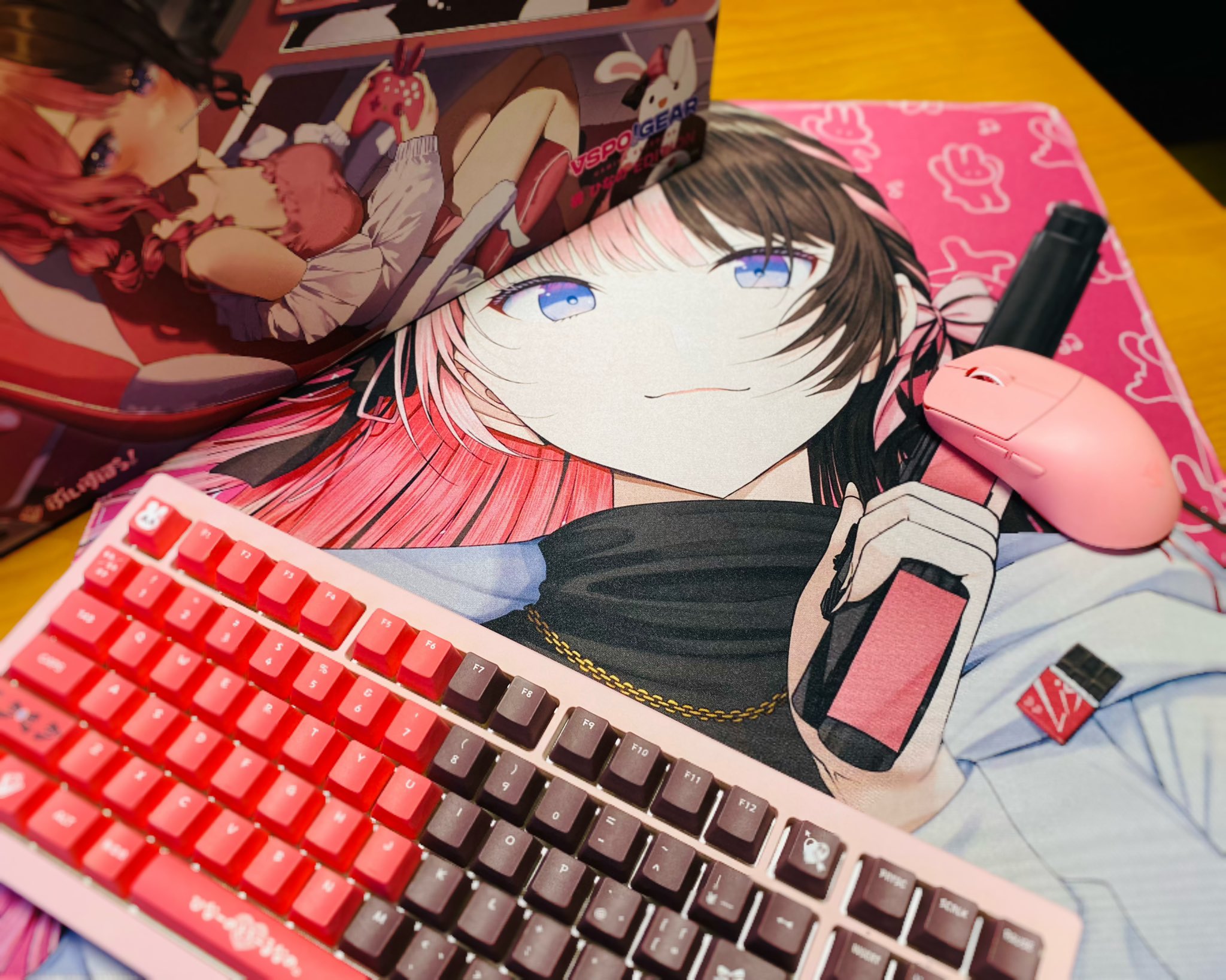 神成きゅぴ ぶいすぽっ！ゲーミングキーボード 神成きゅぴ