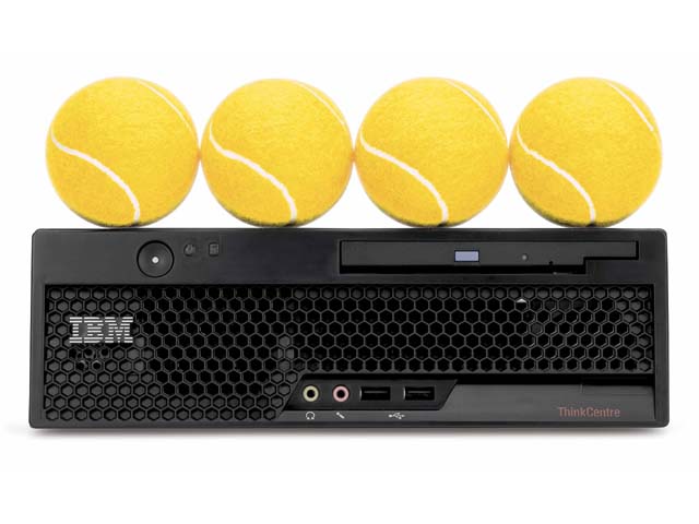 日本IBM、A4ノートより省スペースのデスクトップ「Think Centre S50