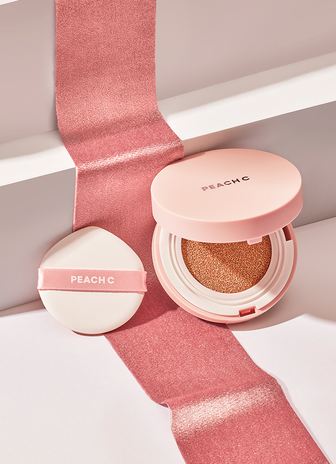 フォーカスオンエアーベルベットクッション - PEACH C（ピーチC）