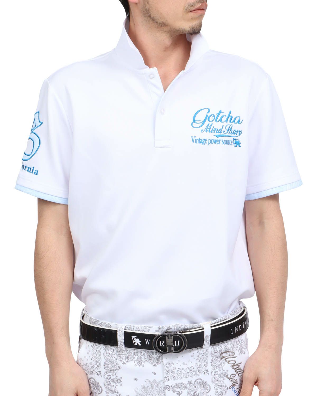 GOTCHA GOLF] スムース ボタニカル ネオン ポロシャツ | PEET ONLINE STORE