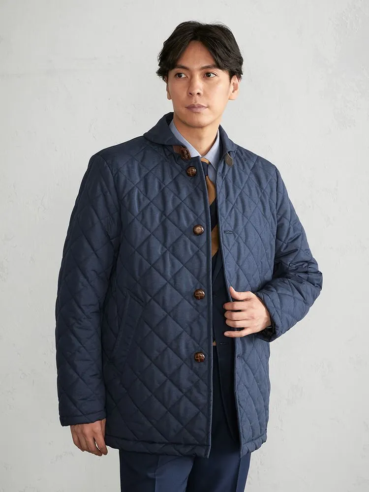 ネイビー 中綿キルティングジャケット ネイビー/グレー | P.S.FA公式通販