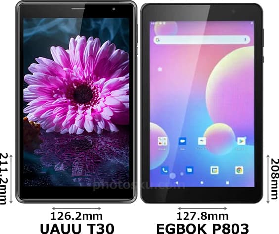 UAUU T30」と「EGBOK P803」の違い - フォトスク