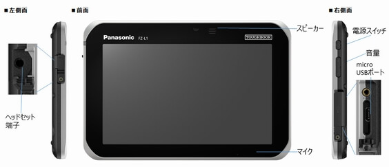 パナソニック 7インチ「TOUGHBOOK FZ-L1」発売、ハンズフリー通話可能