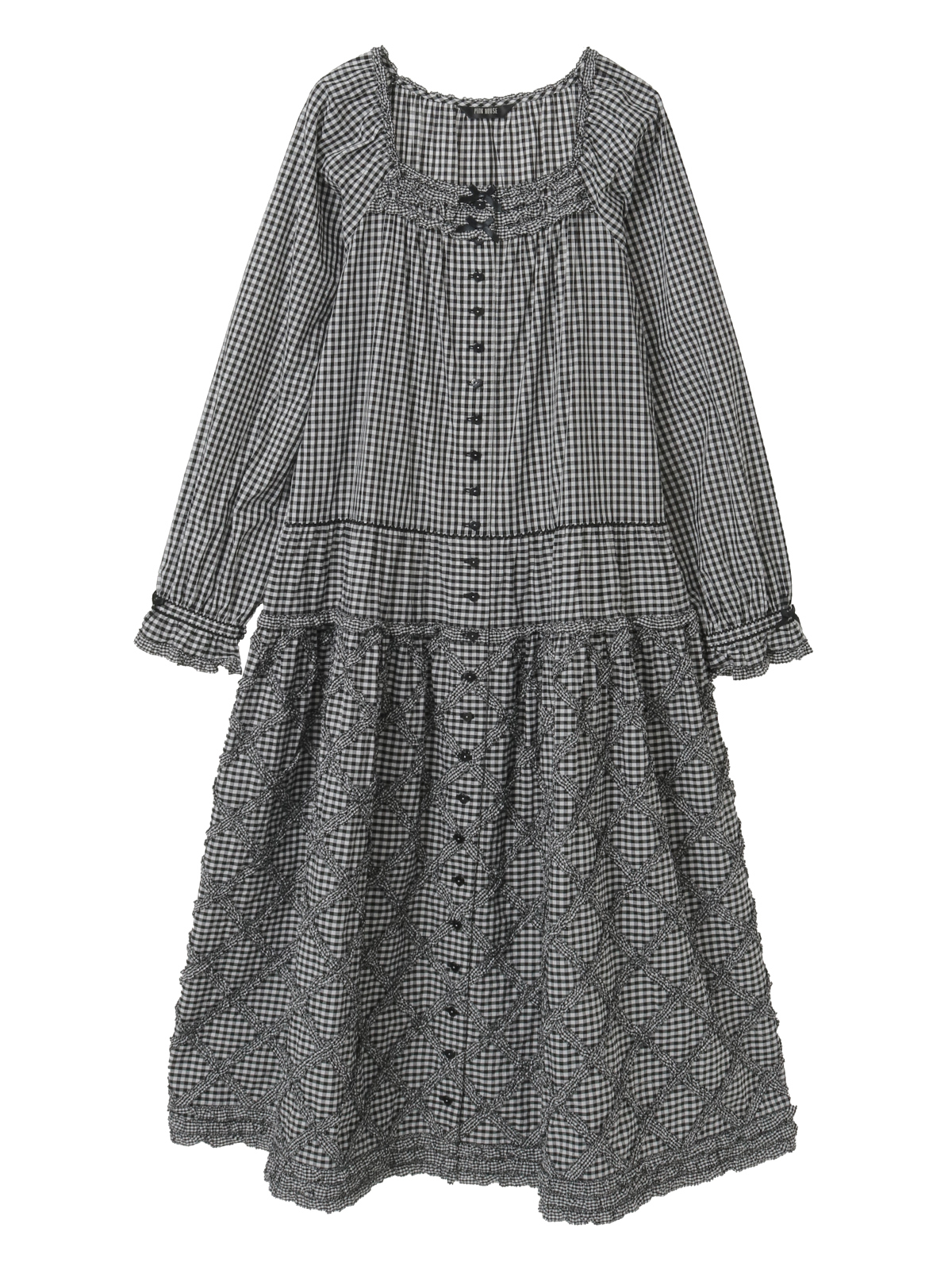 ギンガムチェックミディワンピース｜ピンクハウスオフィシャル