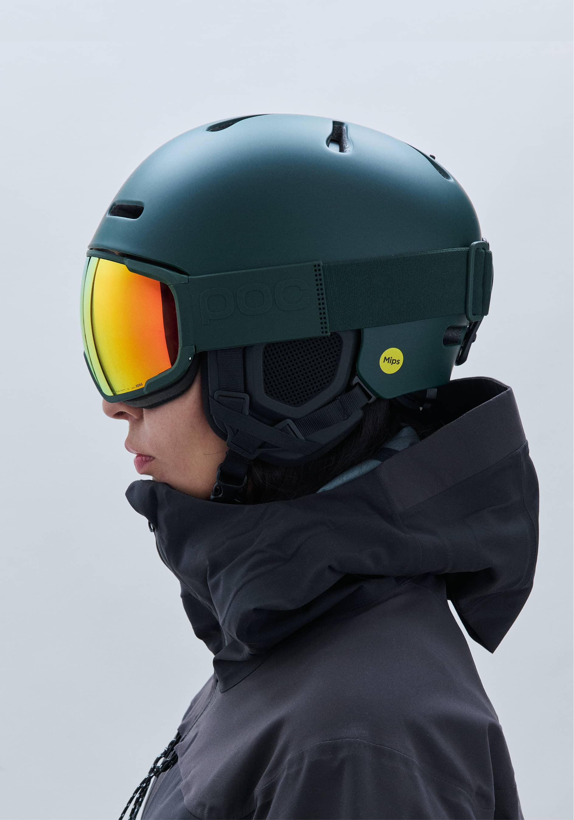 Zonula Ski Goggles in Pargasite Green | Ski Eyewear | POC (US)