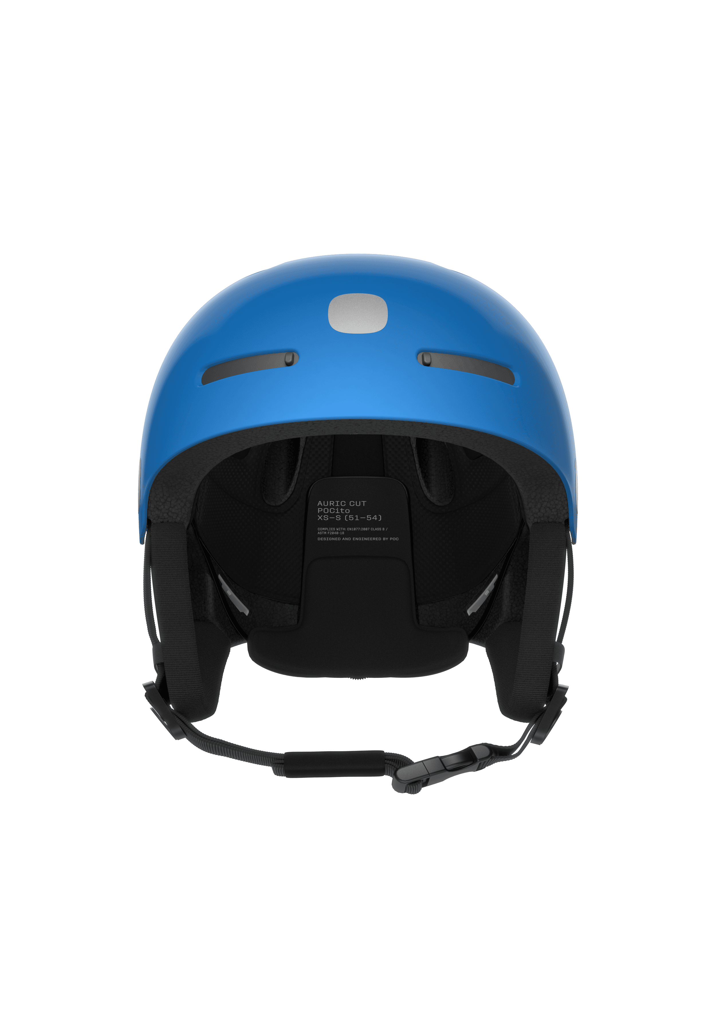 POCito Auric Cut MIPS Ski Helmet in Fluorescent Blue | POC (CA)