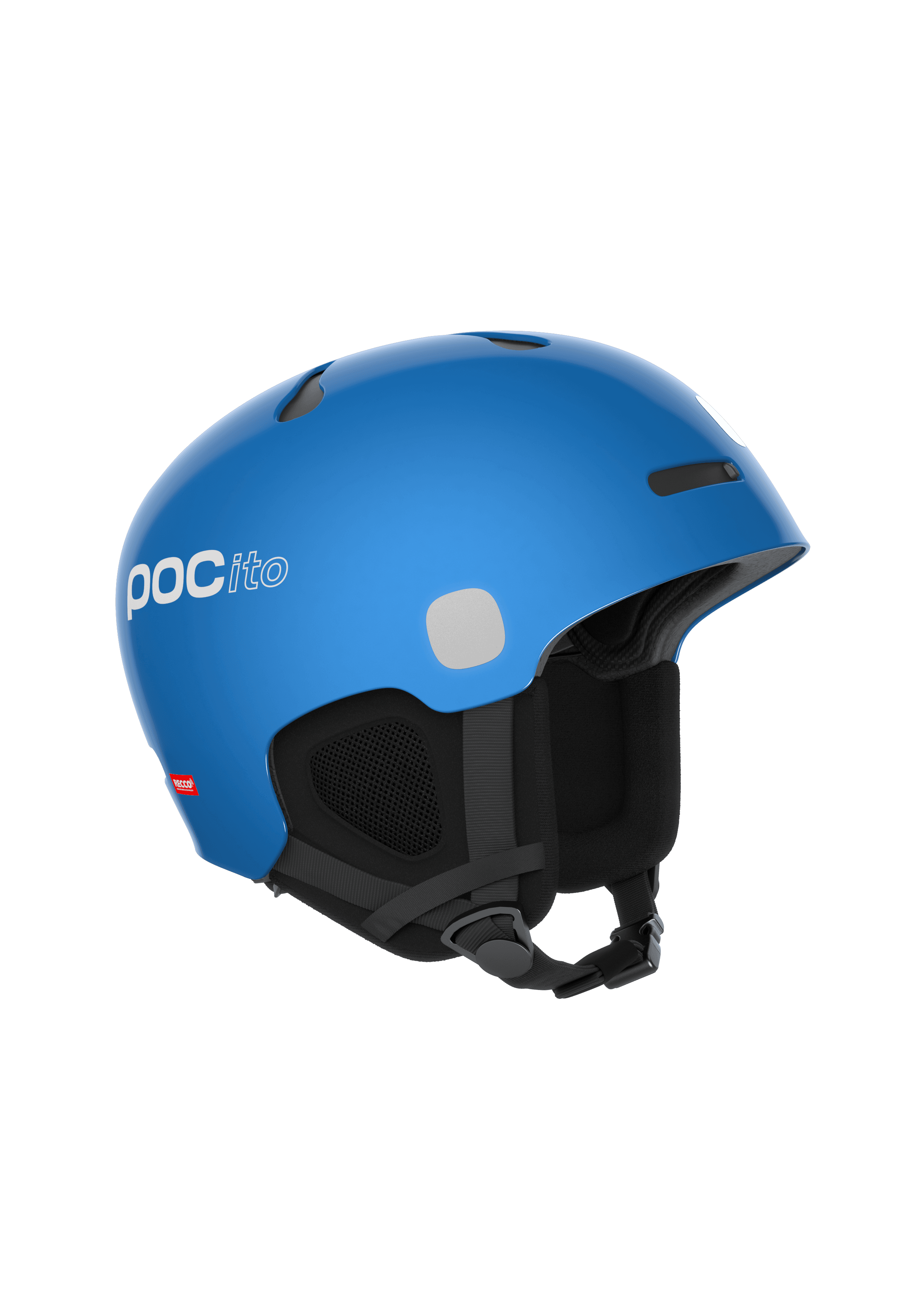 POCito Auric Cut MIPS Ski Helmet in Fluorescent Blue | POC (CA)