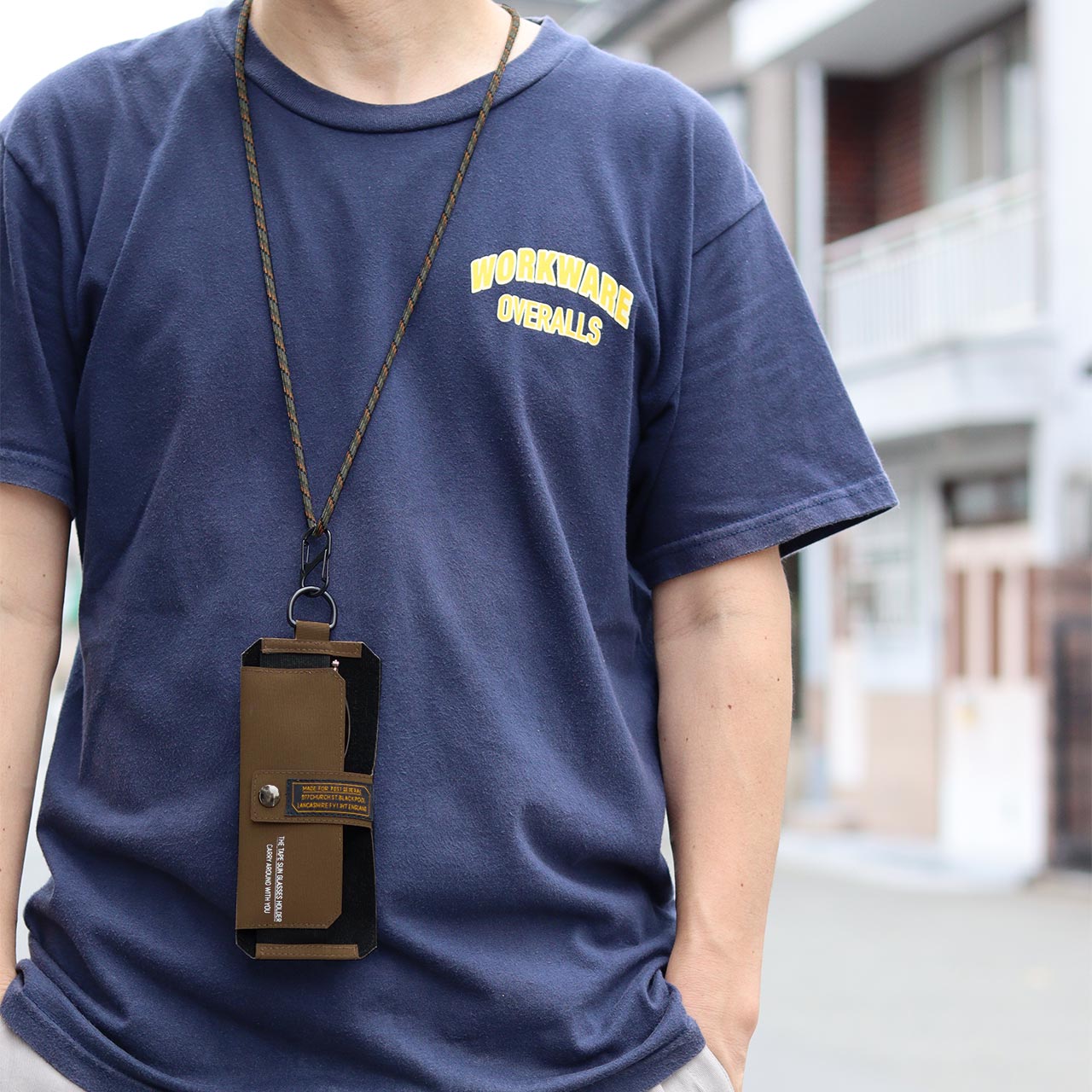 TAPE SUN GLASSES HOLDER / テープサングラスホルダー - BLACK