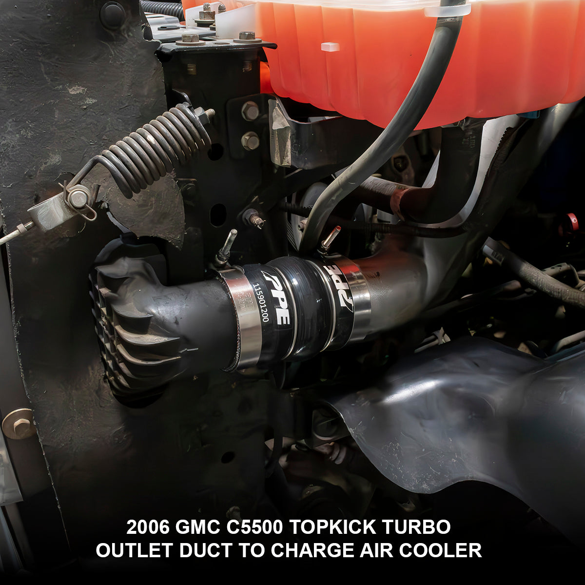 6mm 5-ply Silicone Hose - Kodiak GM 6.6L Duramax (115901200) (GM