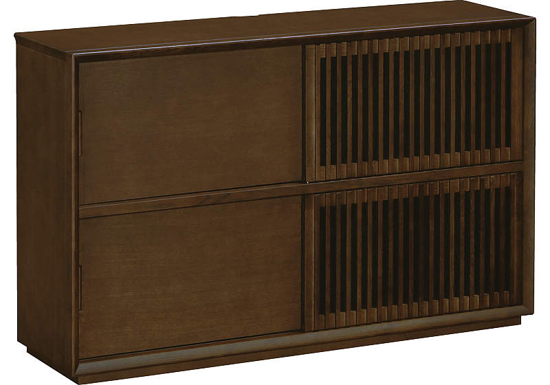 サイドボード 扉縦桟 QU4077MK | リビングボード | 家具を探す