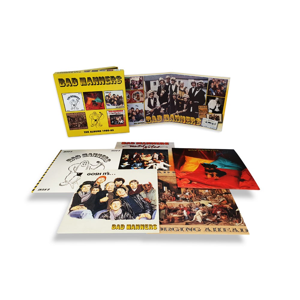 BAD MANNERS: THE ALBUMS 1980-85: 5CD CLAMSHELL BOXSET – Proper Music