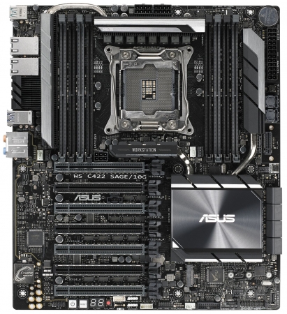 デュアル10Gb LANポート搭載、PCIe x16スロット7本を備えるワーク