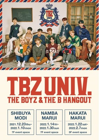 マルイ・モディ3店舗でTHE BOYZ POP UP STORE『TBZ Univ. THE BOYZ