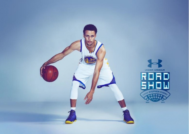 アンダーアーマー契約選手NBAスーパースター、ステファン・カリー選手9