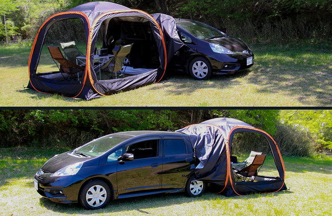 車の”横にも後ろにも”連結できるテント「LINK POP」が2021年6月26日