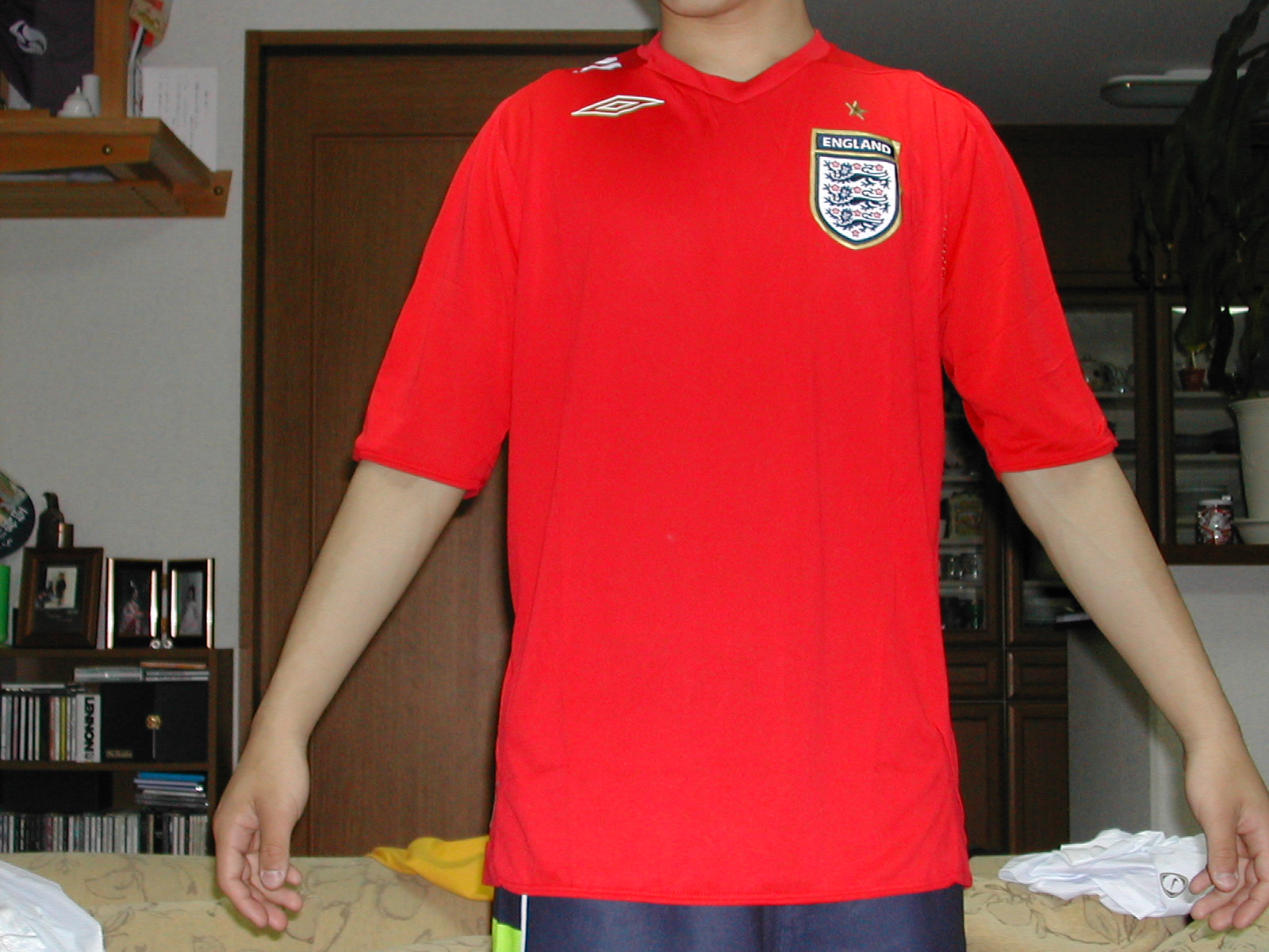 umbro イングランド代表 06 ユニフォーム アウェイ 半袖 7 ベッカム