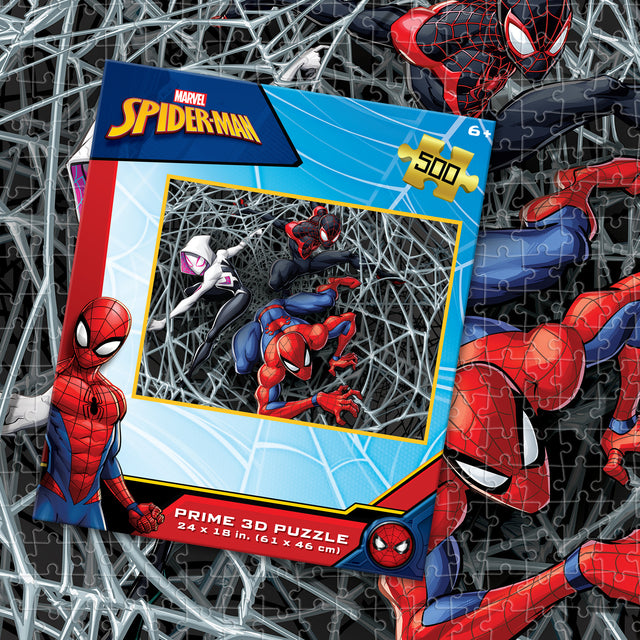 Spider-Man Marvel 3D Jigsaw Puzzle 32803 500 Piece 24