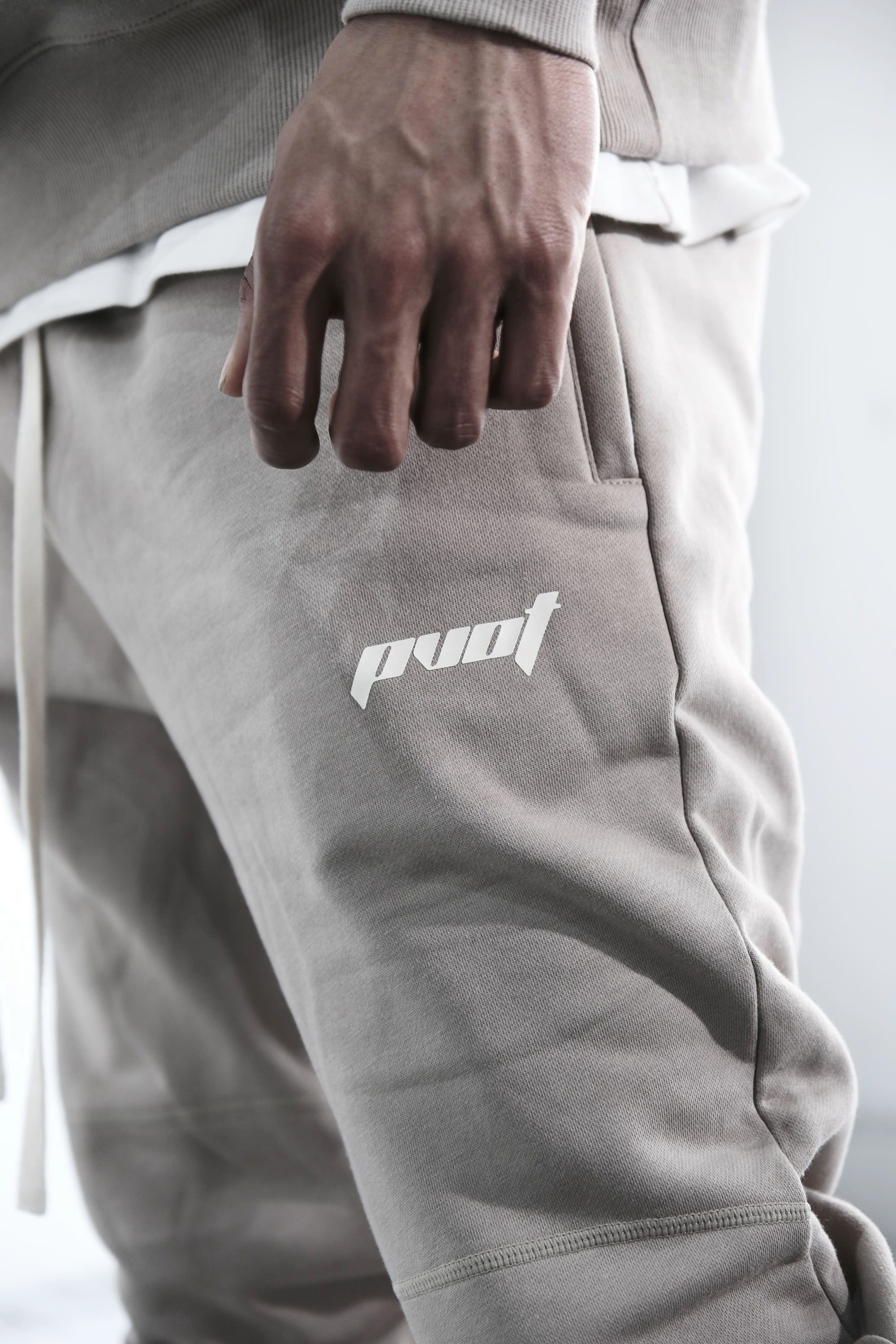 Pvot Athletic Sweat Pants (Sand Beige)