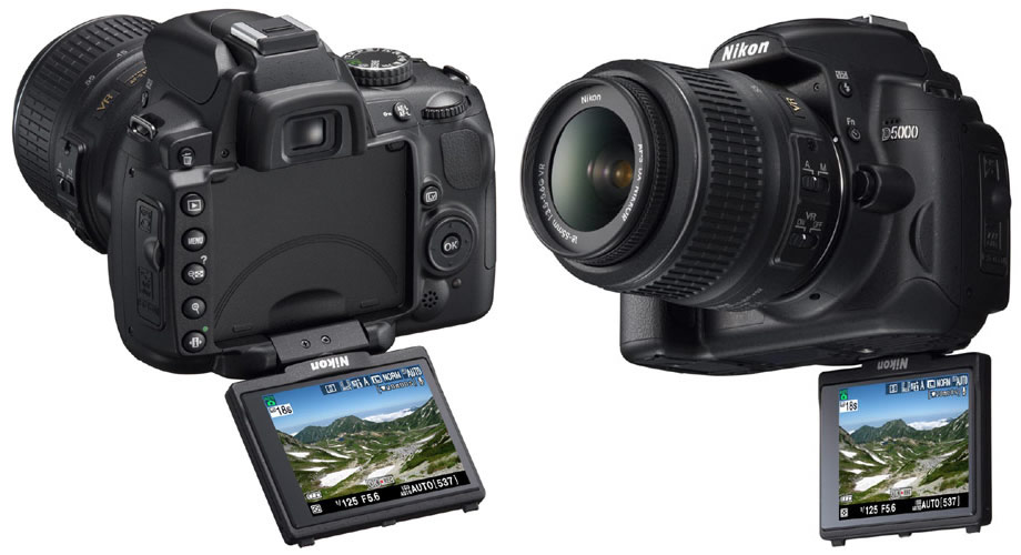 新製品】モニター角度が自由に動く、デジタル一眼レフ『ニコン D5000