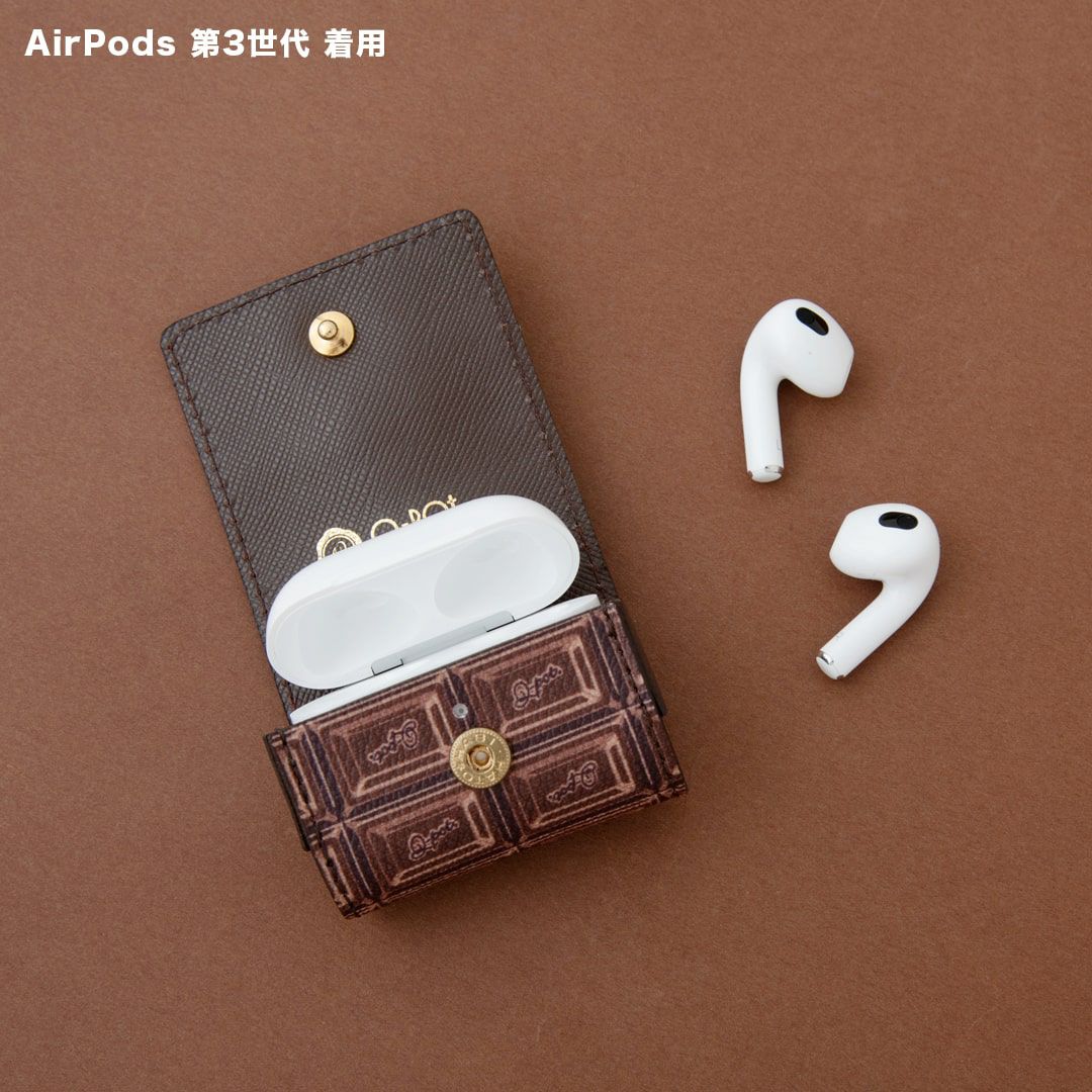 ビターチョコレート AirPods Pro ケースAirPods(第3世代)対応 | Q-pot