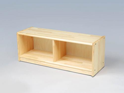 白木棚 （大）可動式 ブロック社 3段 楽天市場】ブロック社 白木棚＜大＞可動式（棚板）背板なし 組立式