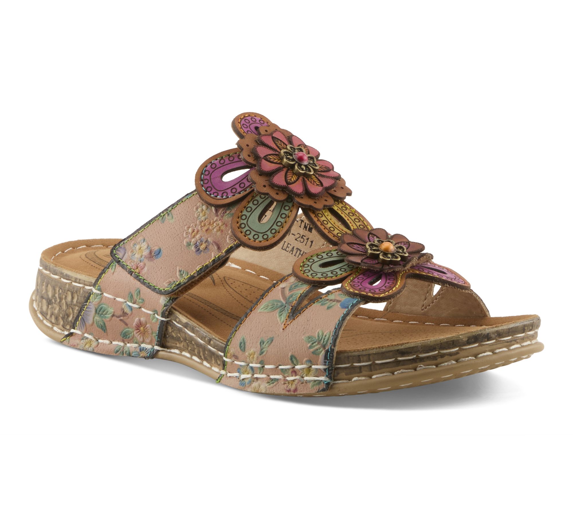 L'Artiste by Spring Step Leather Sandals - Beaudie - QVC.com
