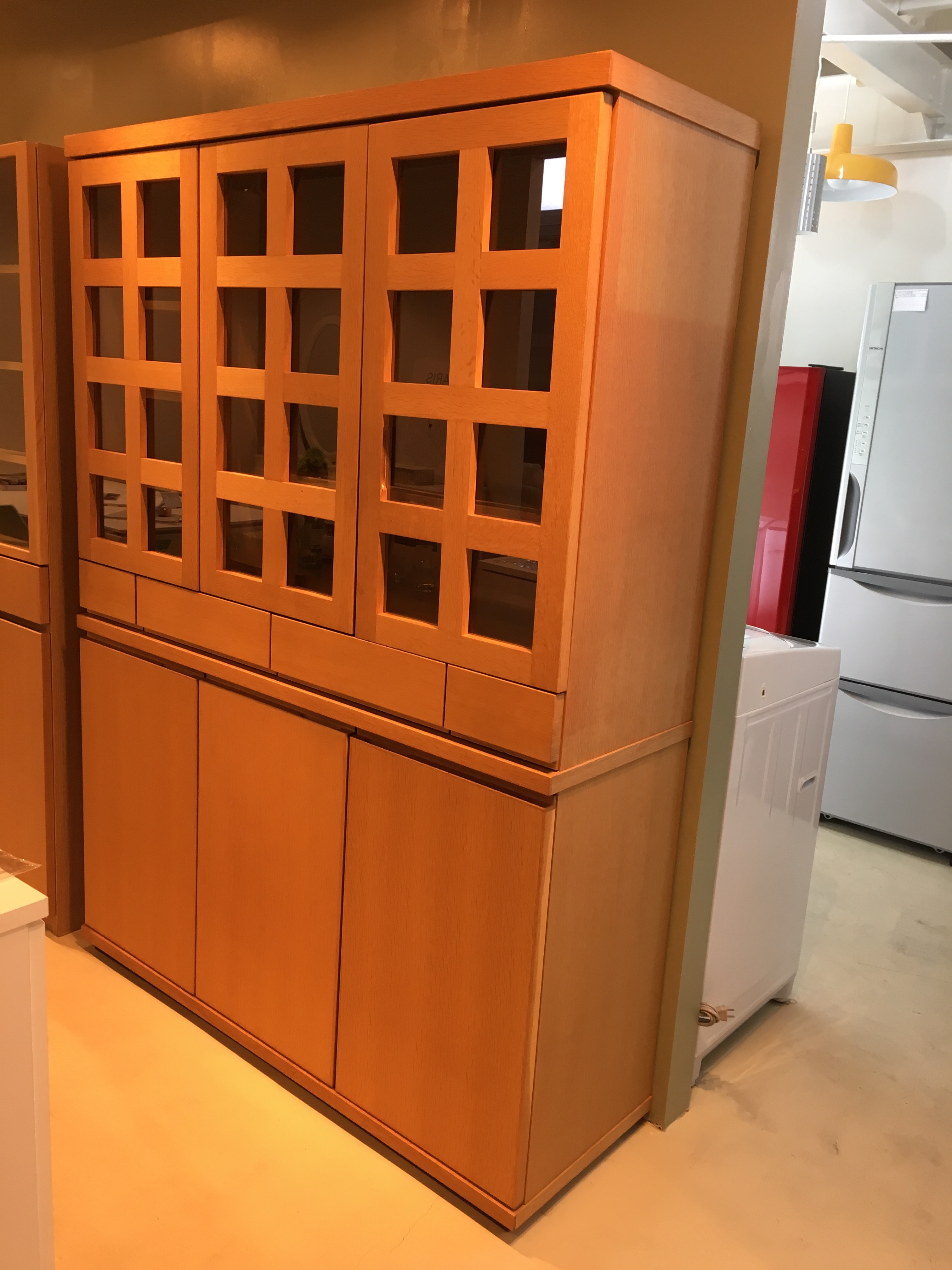 食器棚／柏木工／ナチュラル／キャビネット | 宇都宮のリサイクル