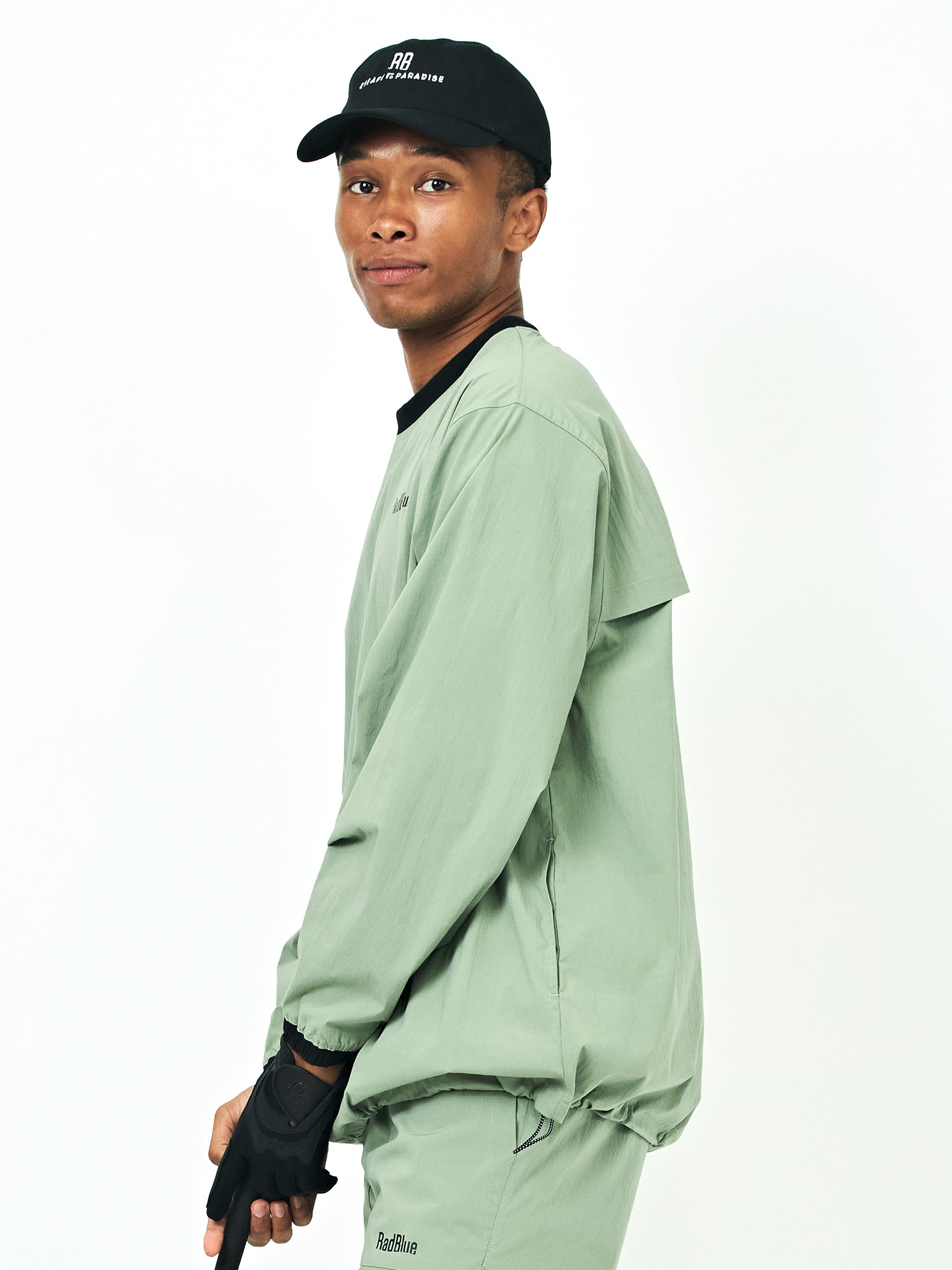 RadBlue【RB-】テックコットンナイロンプルオーバー
