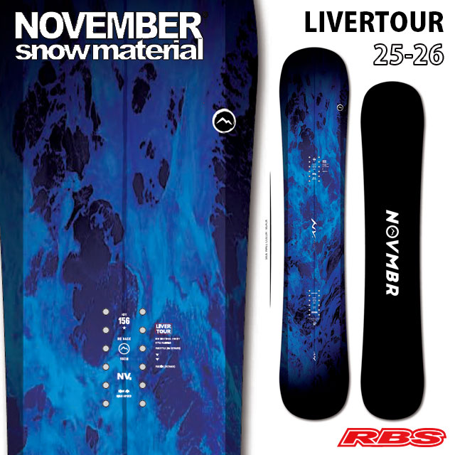 NOVEMBER 25-26 LIVER TOUR スノーボード 日本正規品 予約商品RBS